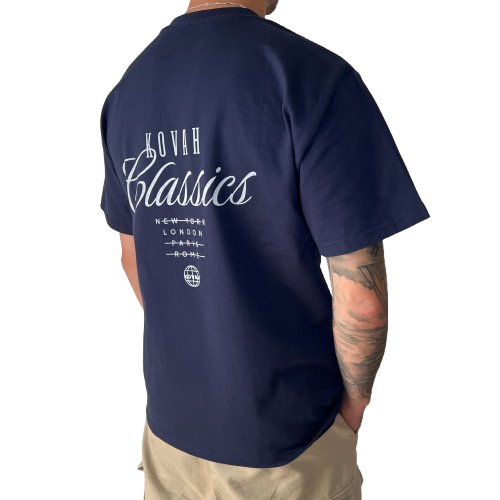 kovah classic oversized navy tee