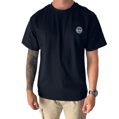 kovah classic oversized black tee