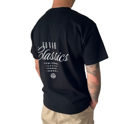 Kovah Classic Oversized Black Tee