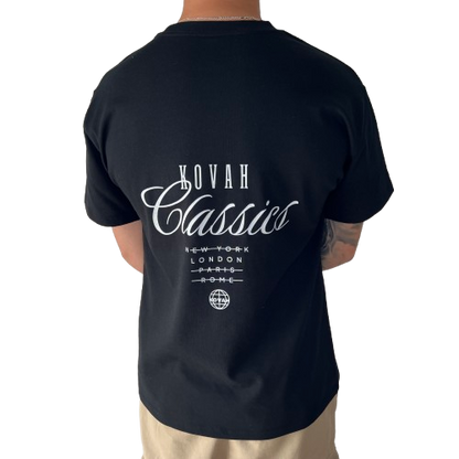 Kovah Classic Oversized Black Tee