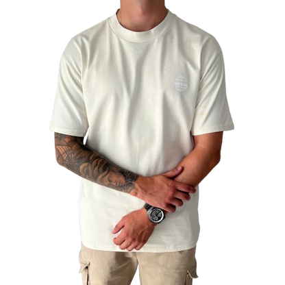 Kovah Classic Oversized Beige Tee