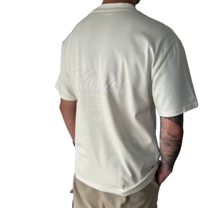 Kovah Classic Oversized Beige Tee